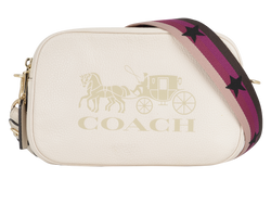 Jes Crossbody, Leather, White, DB, S, 3*